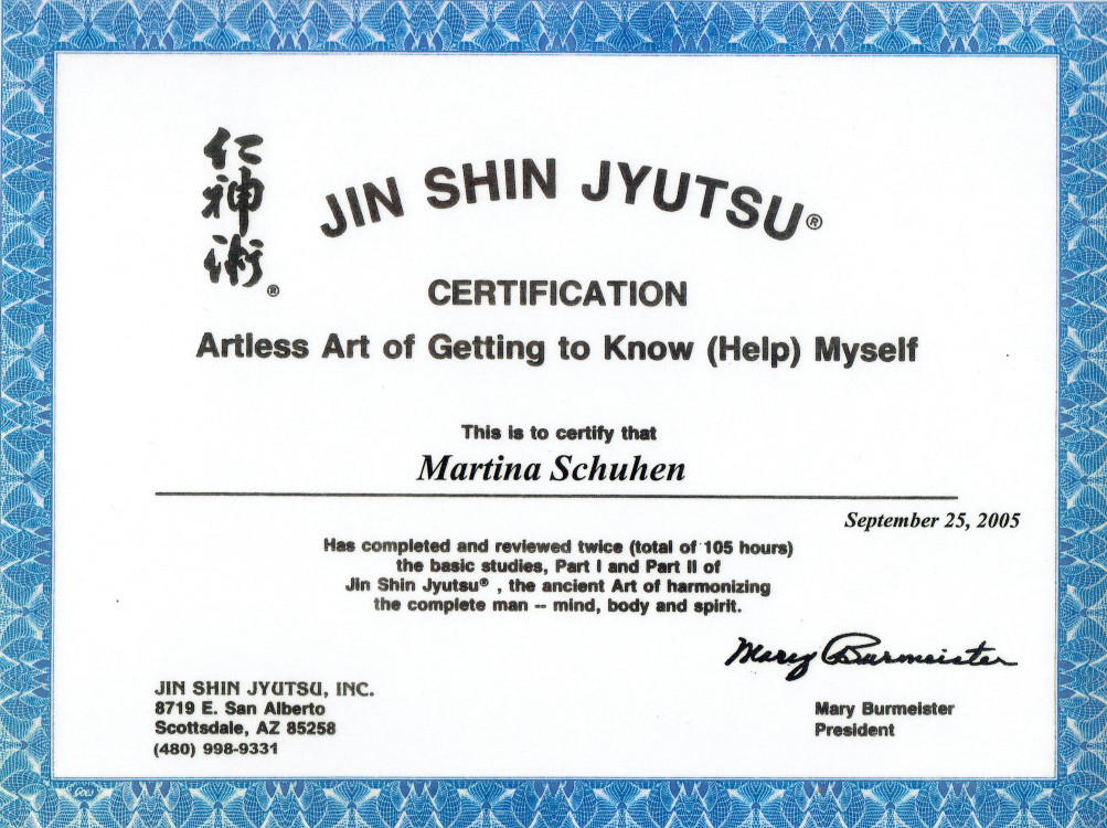 Jin Shin Jyutsu - Artless Art